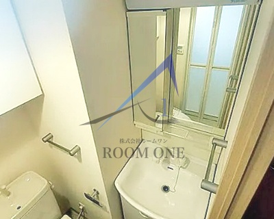 洗面設備　洗面台です。