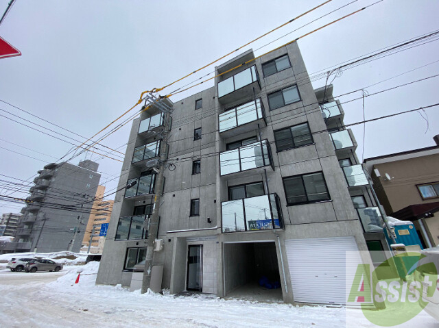 建物外観　札幌市豊平区平岸２条「Ｂｌｏｏｍ　ｆ　ｃｏａｓｔ」
