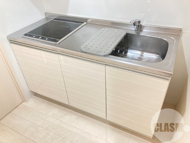 キッチン　２口ＩＨシステムキッチン♪