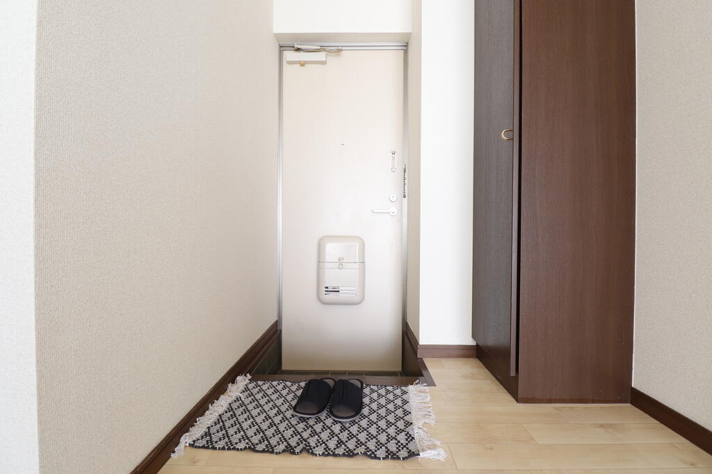 玄関　靴箱付き玄関です♪