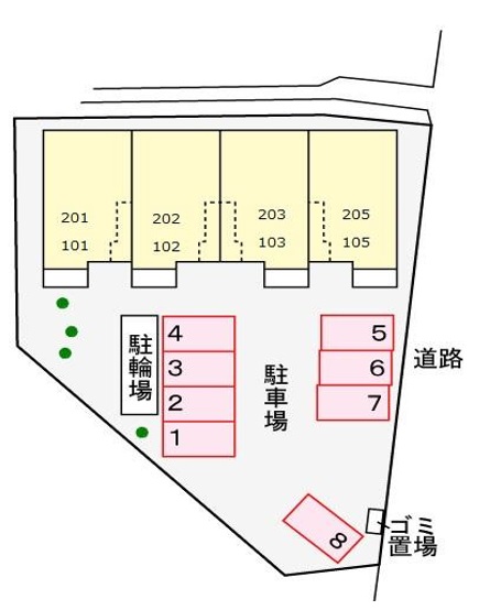 駐車場　「セレーナ」、現地待ち合わせでのご案内も可能です。