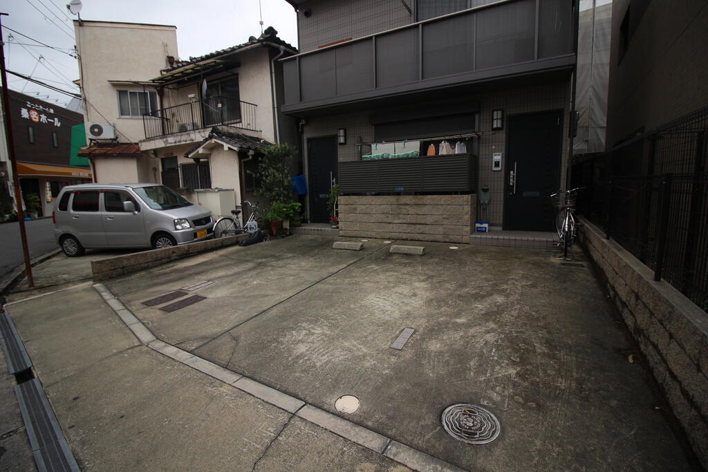 駐車場　駐車場を撮影