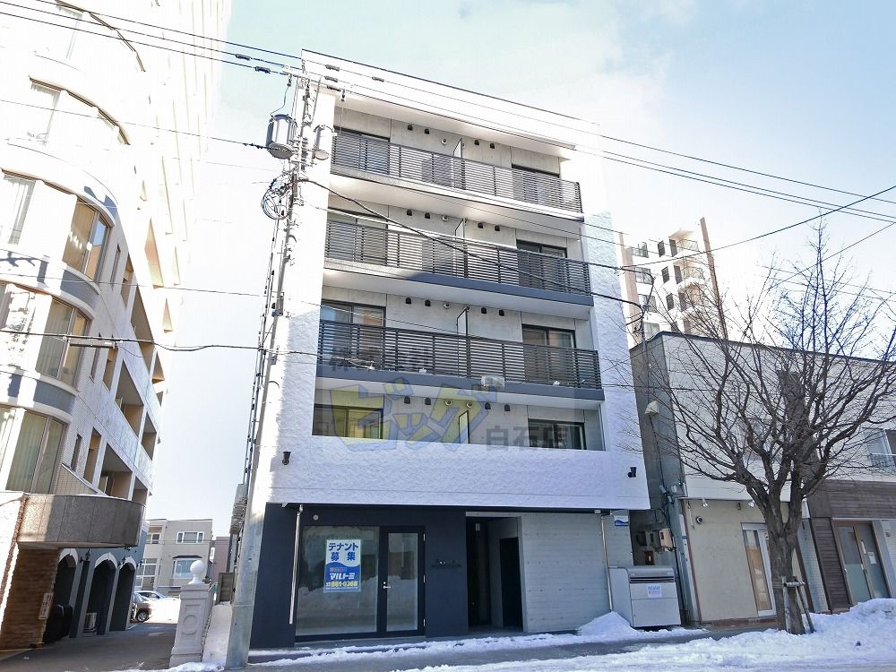 建物外観　都市ガス・インターネット無料のデザイナーズマンションです♪