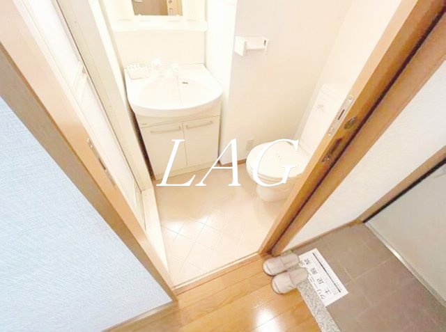 洗面設備　洗面台です。