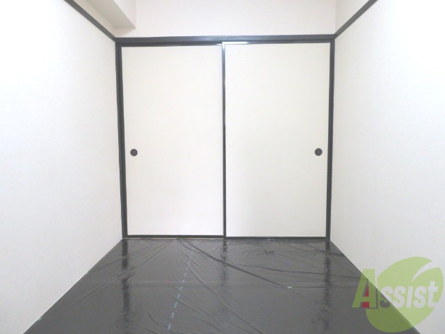 収納　こちらが和室の収納スペースです。中は後ほどお見せ致します。