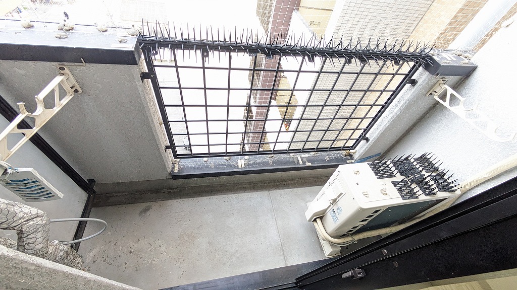 バルコニー　室内は現状を優先します