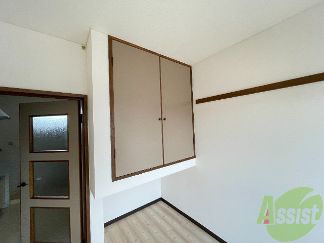 収納　ここに収納があります。収納があると部屋が広く使えます。