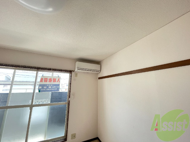 その他設備　エアコンが付いていますので寒暖対策もばっちり。