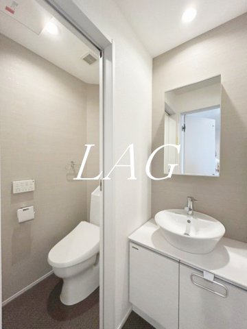 洗面設備　洗面台です。