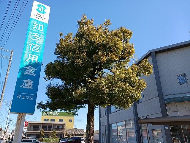 銀行　知多信用金庫東浦支店（銀行）まで491m