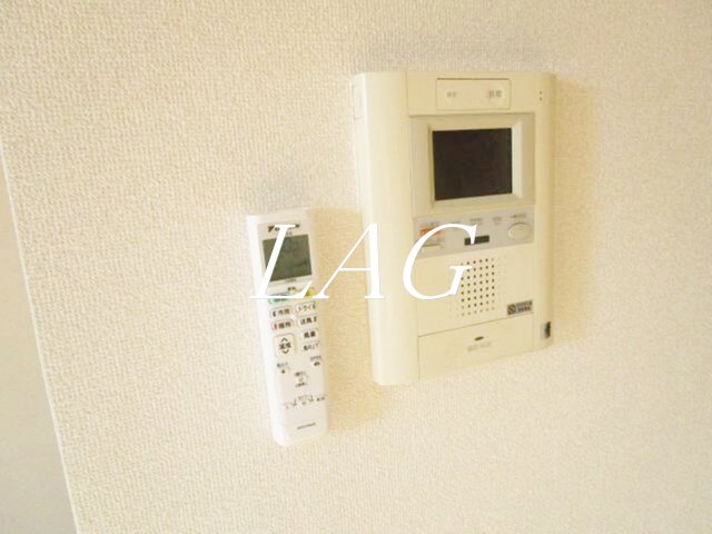 セキュリティ　モニター付きインターフォンです。