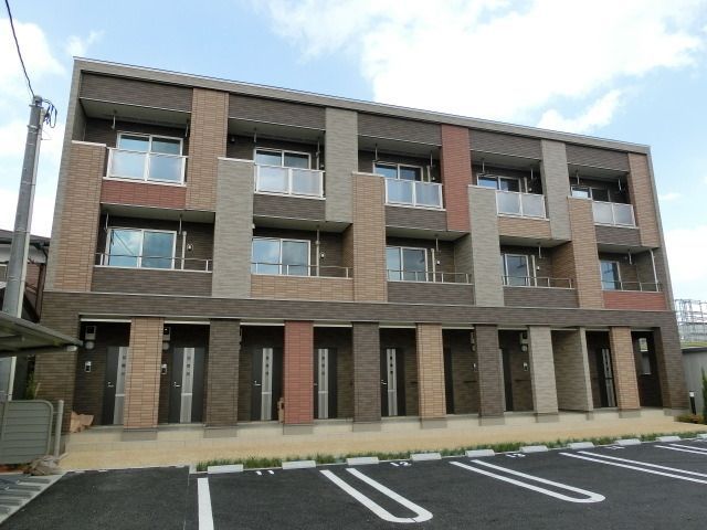 建物外観　都市ガス、南向き