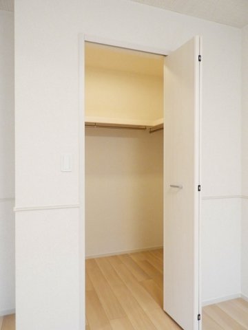 収納　たっぷりとした収納スペースです