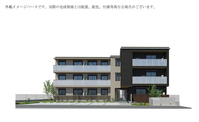 建物外観　新築★積水ハウスの賃貸住宅シャーメゾン！