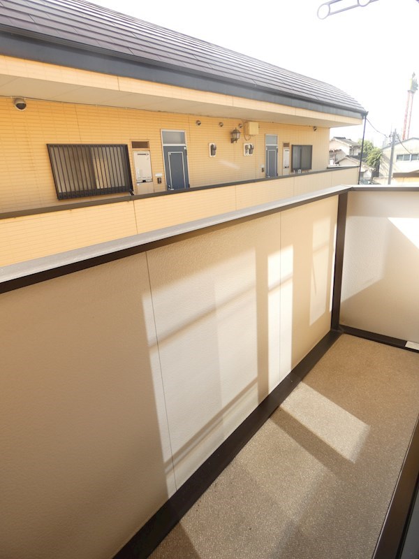 バルコニー　※反転タイプの部屋の写真です