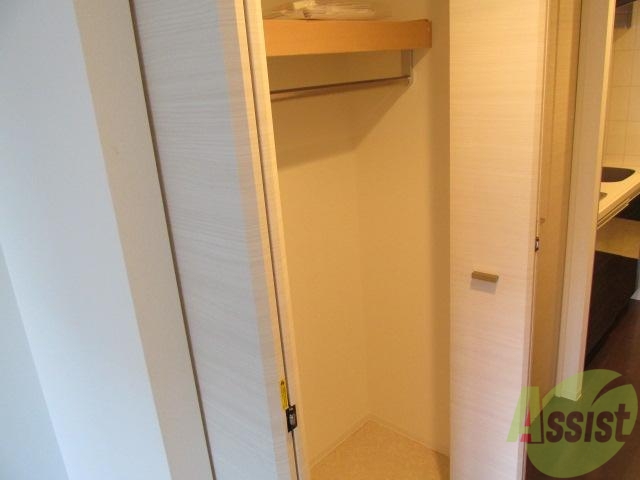 収納　ハンガーのまま掛けれます！