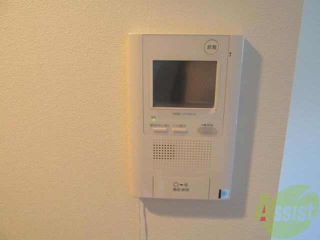 セキュリティ　モニター付きで安心です！