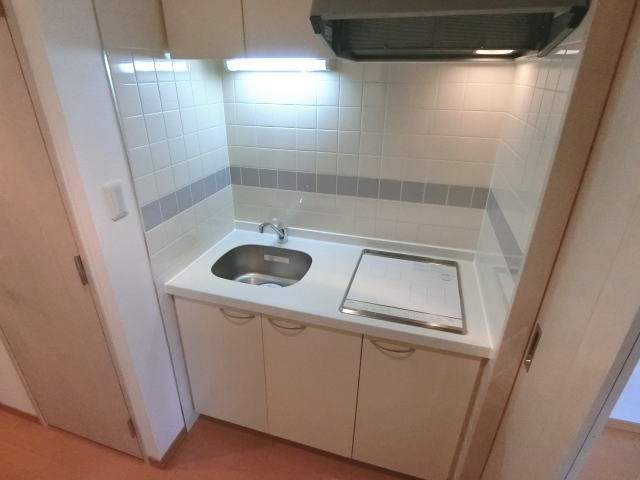 キッチン　IH２口システムキッチンです