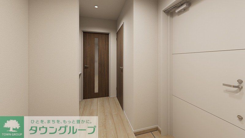 玄関　室内パース