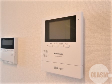 セキュリティ　来訪者が確認できるモニターホン♪