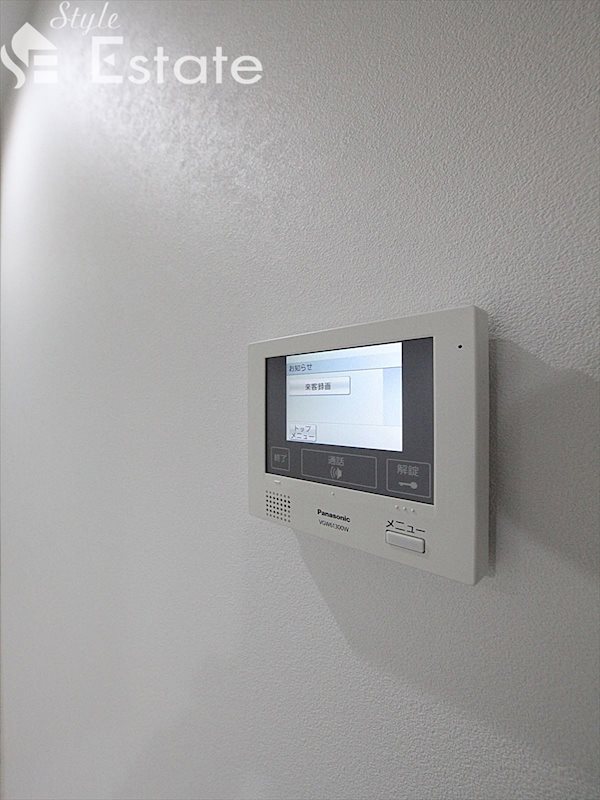 セキュリティ　カラーモニター付きインターホン　同仕様内装