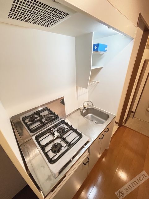 キッチン　２口システムキッチン・お料理もグレードアップ♪