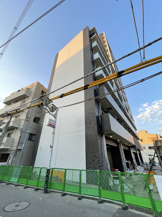 建物外観　建築中