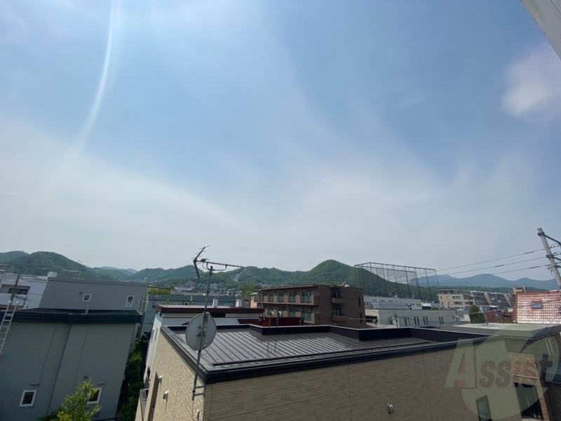 眺望　眺望です。高い建物がなくて見晴らしがよいですね！