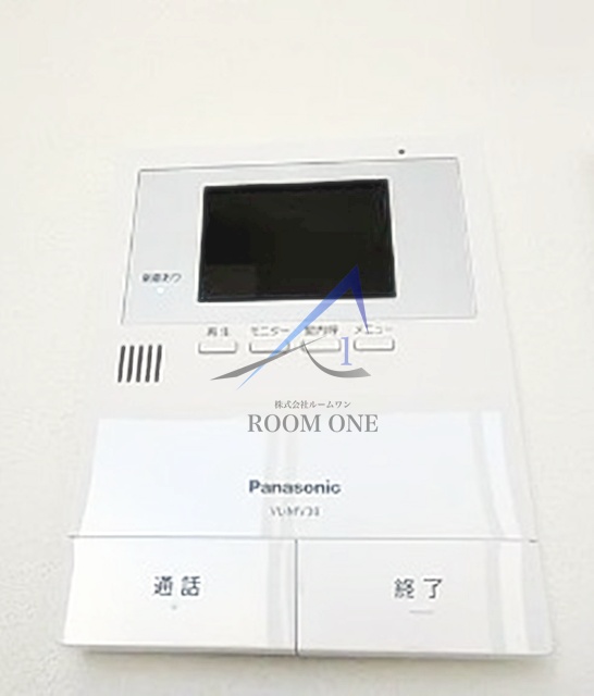 セキュリティ　モニター付きインターホンです。
