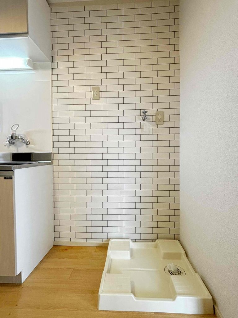 その他　お洒落な洗濯機置き場