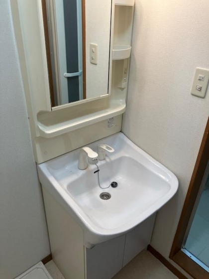 洗面設備　※別号室の写真です。