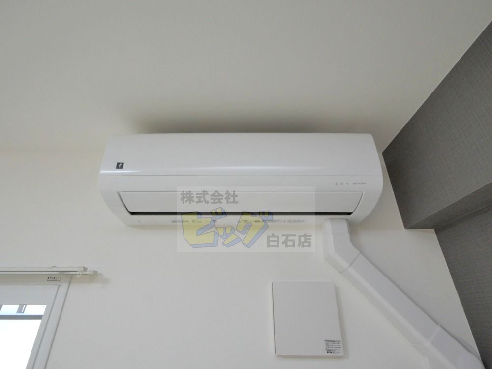 その他設備　エアコン完備で暑い夏も快適です♪