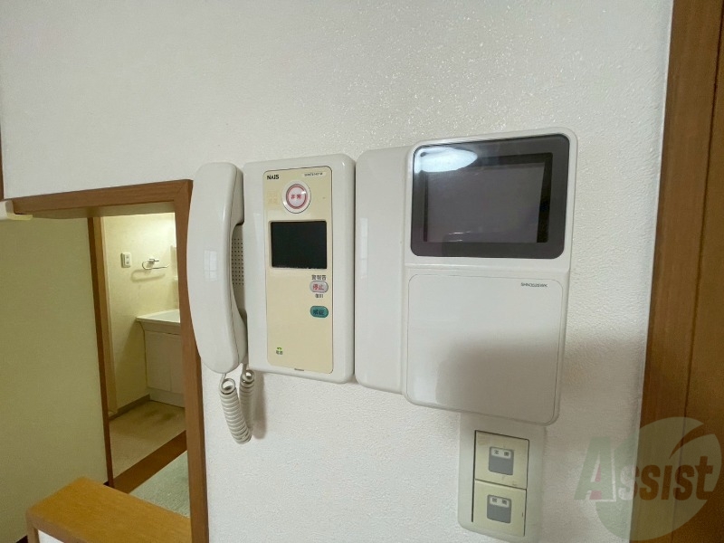 セキュリティ　インターホンは通話ができるので急な訪問があっても安心です