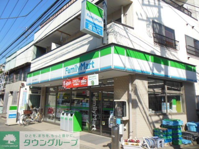 コンビニ　ファミリーマートサンズ向河原駅東店（コンビニ）まで255m