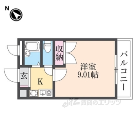 南花屋敷エイティーンハウスの間取り写真