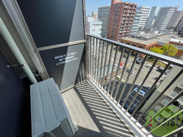 バルコニー　こまめな換気でお部屋の空気をリフレッシュ。