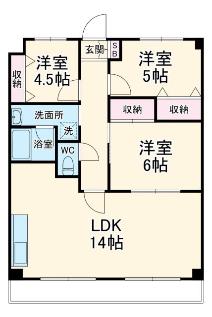 JUN青葉町コートの間取り写真
