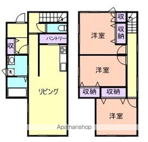太田戸建の間取り写真