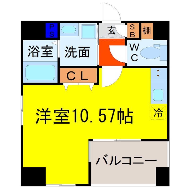 GRANDUKE東別院creaの間取り写真