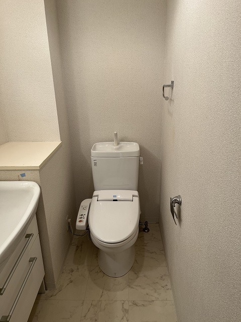 カスタリア初台 駅徒歩4分 NETフリー 2面採光南西角 Eのトイレ写真