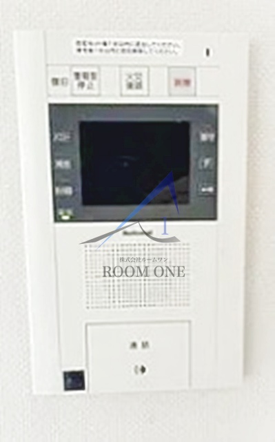 セキュリティ　モニター付きインターホンです。