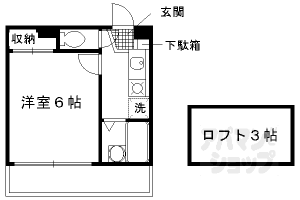 レオパレス藤ノ森の間取り写真