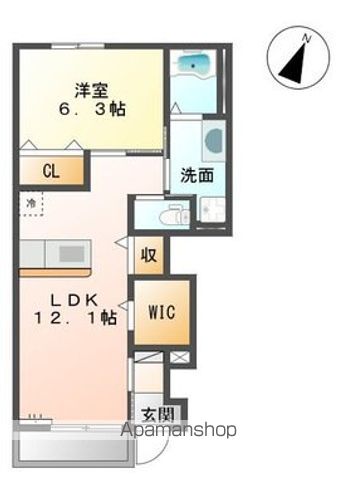 ＪＲ指宿枕崎線 谷山駅 徒歩30分 2階建 築11年の間取り写真