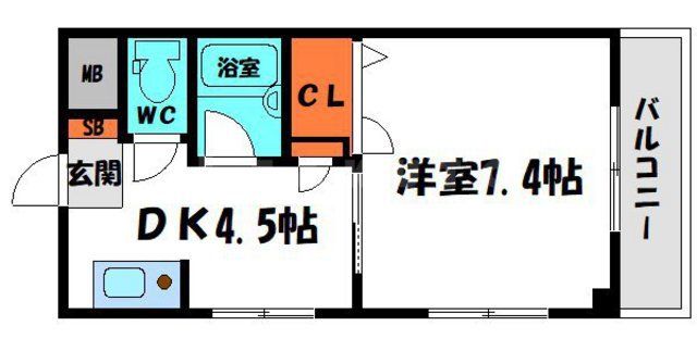 メゾンムブレの間取り写真