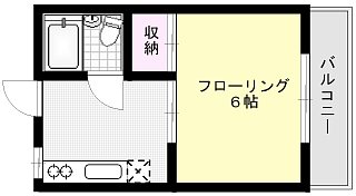 コーポ横山の間取り写真