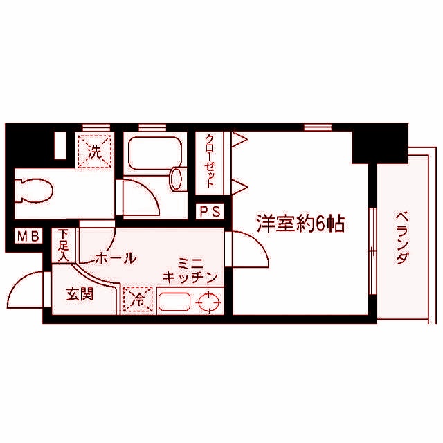 NSK 2ndの間取り写真