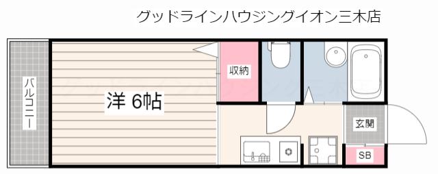 フォレスト青山D棟の間取り写真