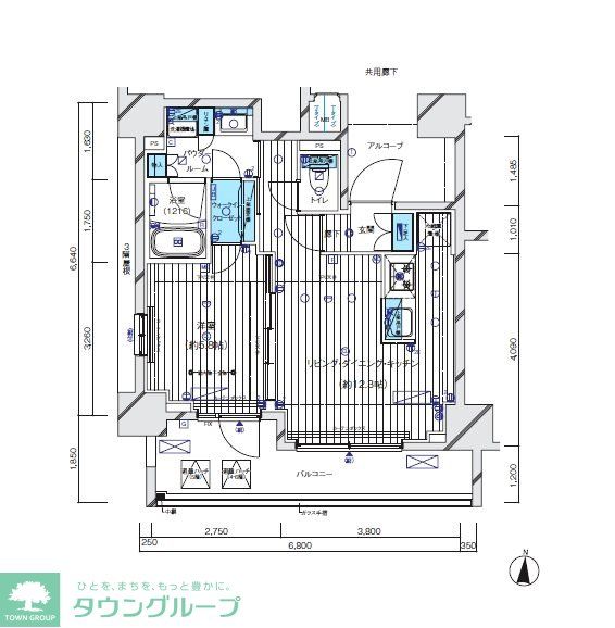 メインステージ三ノ輪EASTの間取り写真