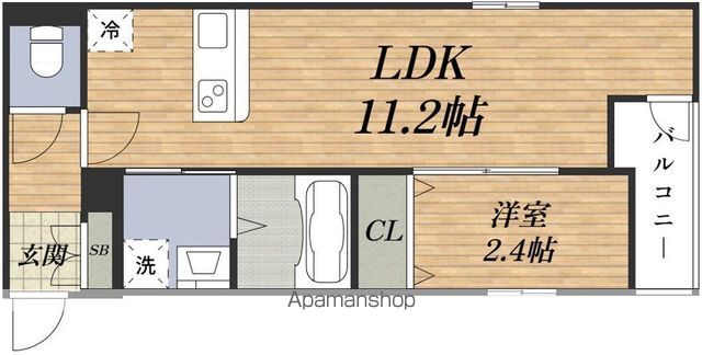 阪急宝塚線 蛍池駅 徒歩9分 3階建 築1年の間取り写真