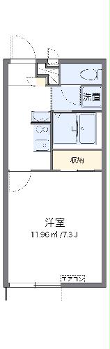 レオパレスユングフラウの間取り